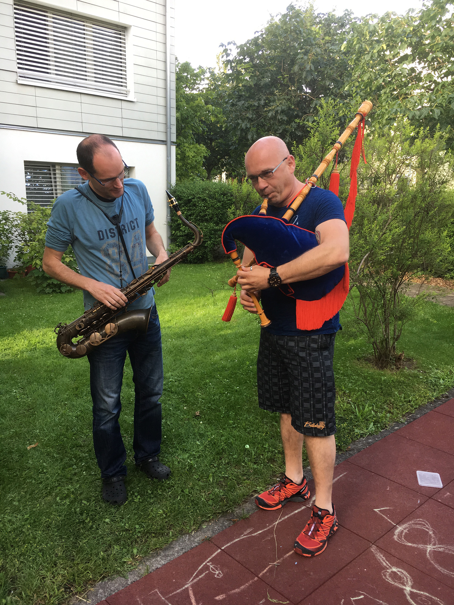 Grillfest Spielplatzbau