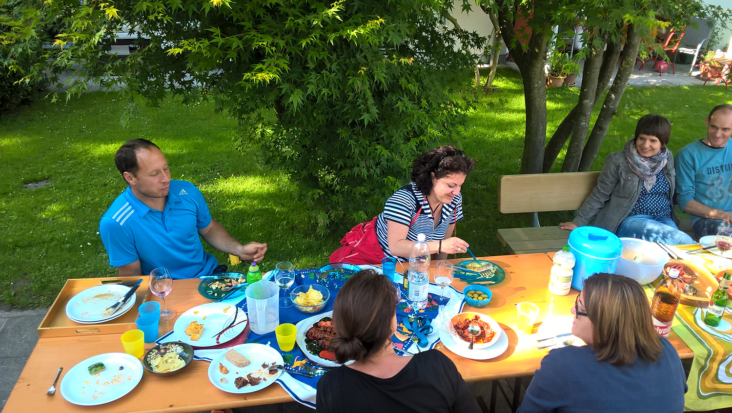Grillfest Spielplatzbau